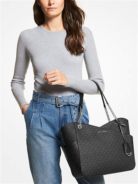 michael michael kors jet set pouch-detail shoulder bag|Michael Kors jet set saffiano.